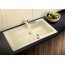Blanco Idessa 5 S Zlewozmywak ceramiczny jednokomorowy 91,5x50 cm z ociekaczem, z korkiem automatycznym, szarość aluminium 516081 - zdjęcie 2