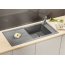 Blanco Mevit XL 6 S Zlewozmywak granitowy Silgranit PuraDur jednokomorowy 100x48 cm z ociekaczem, bez korka automatycznego, antracytowy 518354 - zdjęcie 2