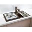 Blanco Axia II 8 Zlewozmywak granitowy Silgranit PuraDur półtorakomorowy 79x51 cm z korkiem automatycznym, szampański 516888 - zdjęcie 6