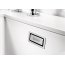 Blanco Subline 400-U Zlewozmywak granitowy Silgranit PuraDur jednokomorowy 43x46 cm podwieszany z korkiem automatycznym, alumetalik 515753 - zdjęcie 6