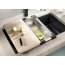 Blanco Subline 700-U Zlewozmywak granitowy Silgranit PuraDur jednokomorowy 73x46 cm podwieszany z korkiem automatycznym, antracyt 515782 - zdjęcie 6