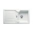 Blanco Idessa 5 S Zlewozmywak ceramiczny jednokomorowy 91,5x50 cm z ociekaczem, z korkiem automatycznym, biały 516077 - zdjęcie 1
