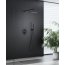 Blue Water Boston Zestaw prysznicowy podtynkowy z deszczownicą czarny mat 5901730617436 - zdjęcie 4