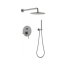 Blue Water Boston Zestaw prysznicowy podtynkowy z deszczownicą grafit 5901730617467 - zdjęcie 1