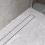 Bravat Ceramic Steel Drain Odpływ liniowy 70 cm z metalowym syfonem do wklejenia płytki matowa stal CERAMICSTEELDRAIN70 - zdjęcie 1