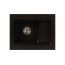 Brenor Perseus Zlewozmywak granitowy 1-komorowy 59x46 cm, czarny metalik BRENORPERSEUS08M - zdjęcie 1