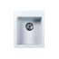 Brenor Rigo Zlewozmywak granitowy 1-komorowy 40,5x48,5 cm, biały BRENORRIGO01 - zdjęcie 1