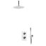 Bruma Lusitano Zestaw prysznicowy termostatyczny podtynkowy z deszczownicą 23 cm chrom 1385603CR - zdjęcie 1