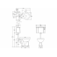 Burlington English Garden Low level Toaleta WC kompaktowa 52x74x107,5 cm, biała P2D - zdjęcie 2