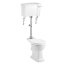 Burlington Medium level Toaleta WC kompaktowa 52x73x142,5 cm Rimless bez kołnierza, biała P20 - zdjęcie 1