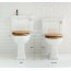 Burlington Regal Close coupled Toaleta WC kompaktowa 52x73x84,5 cm, biała P12 - zdjęcie 4