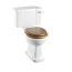 Burlington Regal Close coupled Toaleta WC kompaktowa 52x73x84,5 cm, biała P12 - zdjęcie 1
