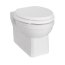 Burlington Toaleta WC podwieszana 36,5x50x35,5 cm, biała P10 - zdjęcie 1