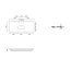 Catalano Horizon Blat do szafki łazienkowej 125x50 cm biały 1PC1255000/0831250001 - zdjęcie 2