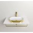 Catalano Horizon Umywalka nablatowa 50x35 cm złota/biała 150AHZBO - zdjęcie 4