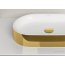 Catalano Horizon Umywalka nablatowa 60x35 cm złota/biała 160AHZBO - zdjęcie 2