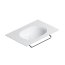Catalano Horizon Umywalka wisząca lub nablatowa 75x50 cm biały połysk 175HZ00/520760001 - zdjęcie 1
