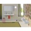 Catalano Italy Umywalka wisząca lub meblowa podwójna 125x50 cm z 2 otworami na baterie biały połysk 1125SFDFC00/0721272001 - zdjęcie 2