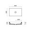 Catalano New Premium Umywalka nablatowa 50x30 cm biały mat 150AVPBM - zdjęcie 2