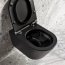 Catalano New Zero Toaleta WC podwieszana 55x35 cm Newflush bez kołnierza czarna satynowa 1VS55NRNS/111550022 - zdjęcie 2