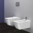 Catalano Proiezioni Zestaw Toaleta WC podwieszana 56x34 cm z deską sedesową wolnoopadającą i bidetem, biały 1VSPN00+5PRSTP00+1BSPN00 - zdjęcie 2