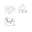 Catalano Sfera Bidet wiszący 50x35 cm czarny mat 0518501022 - zdjęcie 2