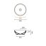 Catalano Sfera Umywalka wpuszczana w blat 40 cm tortora satin 0524400032 - zdjęcie 2