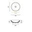 Catalano Sfera Umywalka wpuszczana w blat 45 cm tortora satin 0524450032 - zdjęcie 2