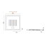Catalano Shower Trays H3 Brodzik kwadratowy 80x80 cm biały połysk 7040880001 - zdjęcie 2
