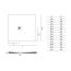 Catalano Shower Trays H3 Solid Brodzik kwadratowy 100x100 cm biały 7141010021 - zdjęcie 2