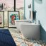 Catalano Velis Toaleta WC stojąca 50x37 cm z powłoką CataGlaze, biały 1VP5000 - zdjęcie 4