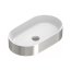 Catalano Zero Umywalka nablatowa 50x35 cm biały/srebrny 0122500041 - zdjęcie 1