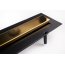 Cedor Line Pro Odpływ liniowy 110 cm chrome natural gold PROLIN-CHRNATDES-110 - zdjęcie 2