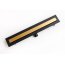 Cedor Line Pro Odpływ liniowy 120 cm brushed natural gold PROLIN-BRUNATDES-120 - zdjęcie 1