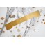 Cedor Wall Pro Odpływ ścienny 30 cm brushed natural gold PROWAL-BRUNATDES-30 - zdjęcie 7