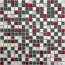 Ceramstic Bazaar Mozaika szklano-kamienna 30,5x30,5 cm, szara/czerwona MSK-31 - zdjęcie 1