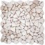 Ceramstic Geo White Mozaika kamienna 30x30 cm, biała MK-002 - zdjęcie 1