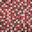 Ceramstic Marrakech Mozaika szklano-kamienna 30,5x30,5 cm, czerwona/czarna MSK-30 - zdjęcie 1