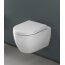 Cerastyle City Zestaw Toaleta WC podwieszana 37x52,5x29 cm z deską sedesową wolnoopadającą, biały 018700+9SC0011001 - zdjęcie 4