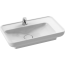 Cerastyle Lal Umywalka nablatowa lub wpuszczana w blat 70x41,5x15 cm, biała 072300-U - zdjęcie 1