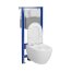 Cersanit Aqua 2.0 Set C18 Zestaw Toaleta WC + deska wolnoopadająca + stelaż podtynkowy WC S701-798 - zdjęcie 4