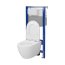 Cersanit Aqua 2.0 Set C18 Zestaw Toaleta WC + deska wolnoopadająca + stelaż podtynkowy WC S701-798 - zdjęcie 5