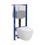 Cersanit Aqua 2.0 Set C18 Zestaw Toaleta WC + deska wolnoopadająca + stelaż podtynkowy WC S701-798 - zdjęcie 1
