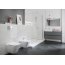 Cersanit Aqua/City Square SET B212 Toaleta WC podwieszana CleanOn z deską wolnoopadającą, stelażem i przyciskiem Accento biały/chrom S701-399 - zdjęcie 5
