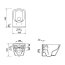Cersanit Aqua/City Square SET B212 Toaleta WC podwieszana CleanOn z deską wolnoopadającą, stelażem i przyciskiem Accento biały/chrom S701-399 - zdjęcie 3