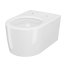 Cersanit Aqua Inverto SET B229 Toaleta WC podwieszana 52x35,5 cm StreamOn z deską wolnoopadającą Slim, stelażem i przyciskiem spłukującym szkło białe S701-423 - zdjęcie 10