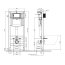 Cersanit Aqua 2.0 Set C30 Zestaw Toaleta WC bez kołnierza + deska wolnoopadająca + stelaż podtynkowy WC S701-809 - zdjęcie 2