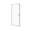 Cersanit Arteco Drzwi prysznicowe uchylne 80x190 cm profile chrom szkło transpartentne CleanPro S157-007 - zdjęcie 1