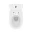Cersanit Arteco Toaleta WC kompaktowa 64,5x36 cm CleanOn bez kołnierza z deską wolnoopadającą i spłuczką biała K667-074 - zdjęcie 6