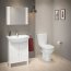 Cersanit Arteco Toaleta WC kompaktowa 64,5x36 cm CleanOn bez kołnierza z deską wolnoopadającą i spłuczką biała K667-075 - zdjęcie 4